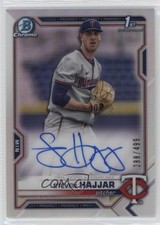 2021 Bowman Draft Chrome Pick Refractor 288/499 Steven Hajjar #CDA-SH Auto 13l2