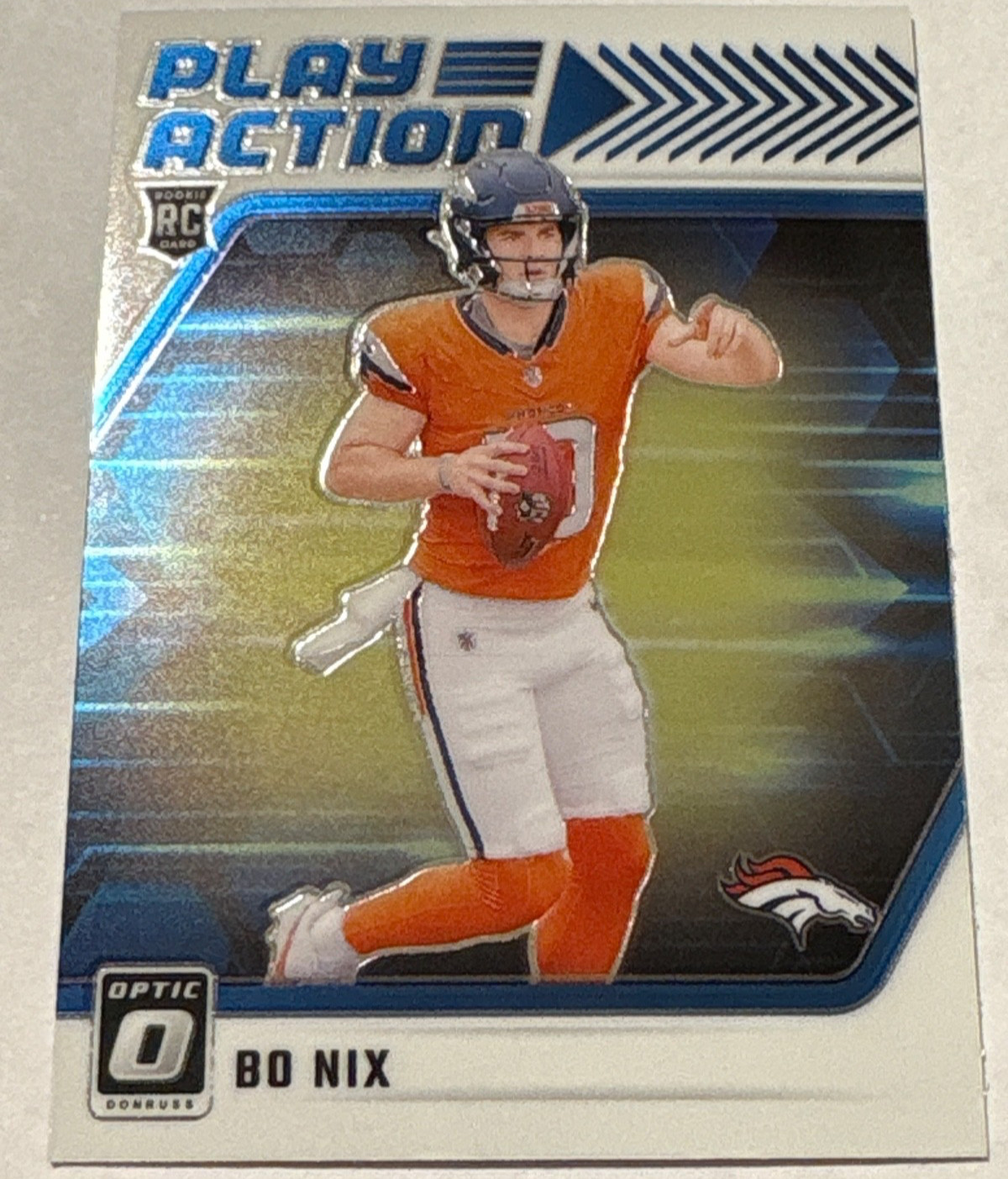 2024 Panini Donruss Optic - Play Action Bo Nix #6 (RC)