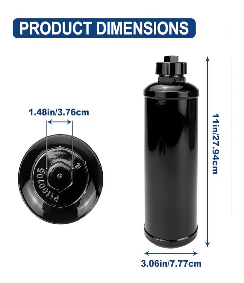 34724 A/C Recycling Filter-Drier Spin-on Filter Compatible with ...