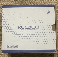 Kucacci Smart Lever Z1 Handle-Keyless Entry Door Lock Fingerprint Black Silver