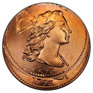 Gallery Mint imitation 1793 Liberty Cap Large Cent double struck