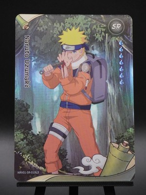 Naruto Uzumaki NRV01-SR-010L2 English Naruto Kayou Card Heavens Scroll NM