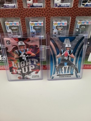 Tetairoa McMillan Rookie Panini Optic Light It Up & Mosaic Elevate Panthers NFL