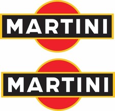Martini Racing Aufkleber 2er Set 17 cm Wetter...