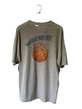 Vintage Big Dogs Basketball T Shirt Men’s XL Gray Distressed