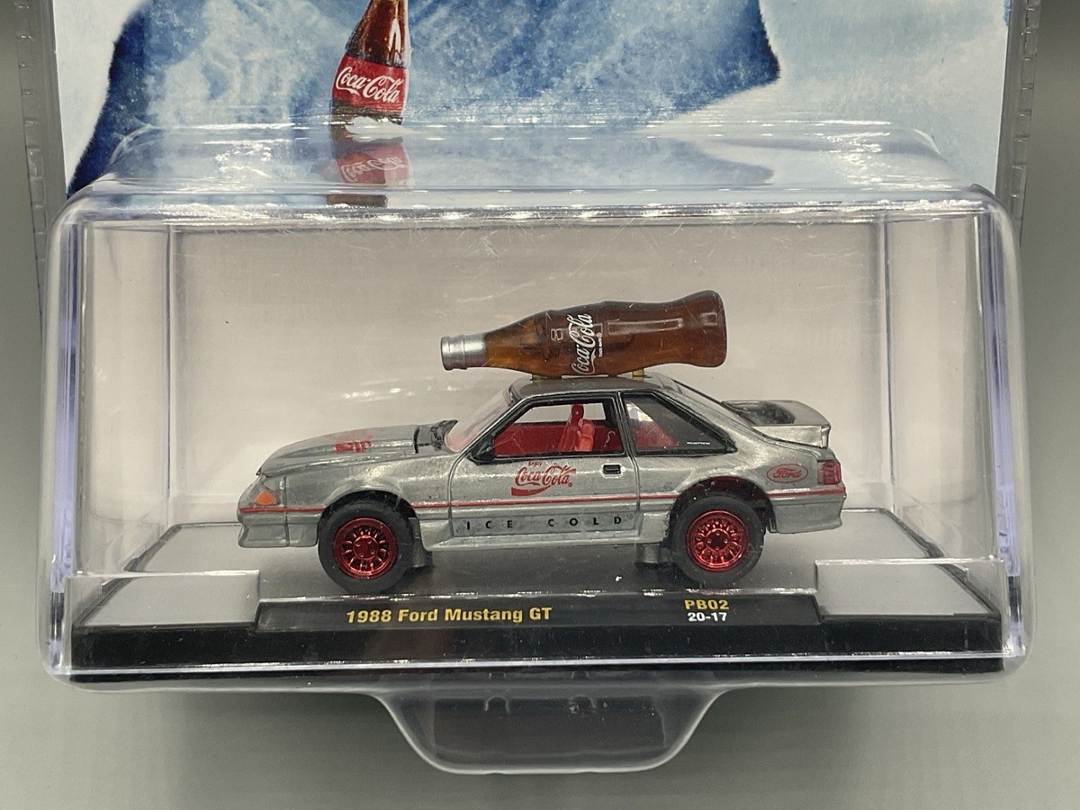 M2 MACHINES COCA COLA 1988 FORD MUSTANG GT RAW SUPER CHASE 250