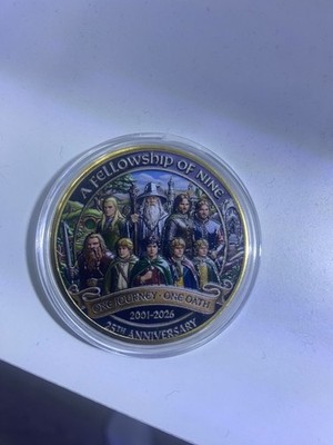 Herr der Ringe Münze Die Gefährten