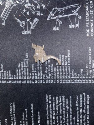 Smith & Wesson Model 686, .357Mag, Trigger Assy (414)