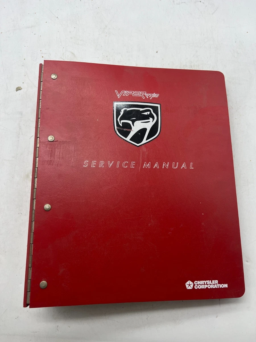 Service & Repair Manuals for Dodge Viper for sale | eBay