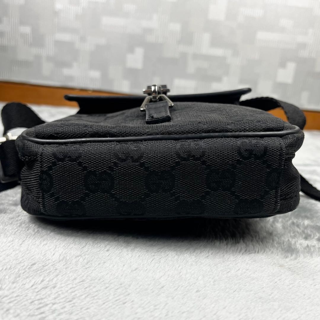 Gucci Shoulder Bag ◎ Black GG C-260113-20 thumbnail 6