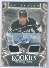 2024-25 Upper Deck Artifacts Rookie Gold Auto Materials Akil Thomas /199