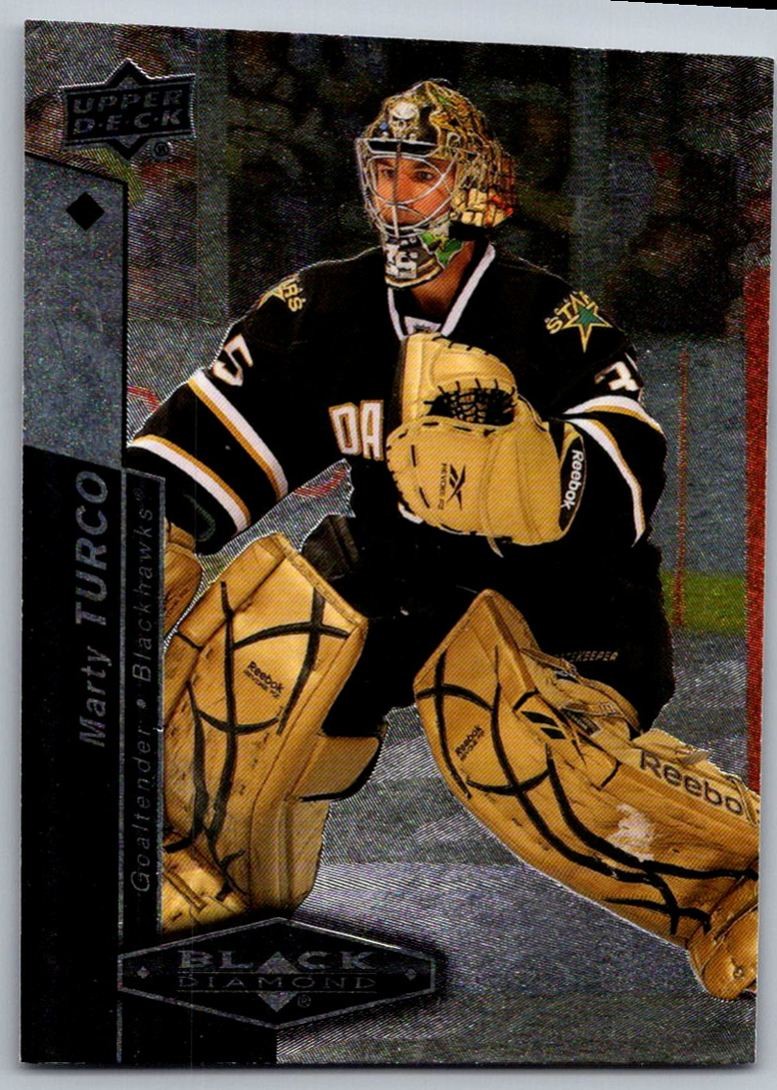 2010-11 Upper Deck Black Diamond Marty Turco Chicago Blackhawks #8
