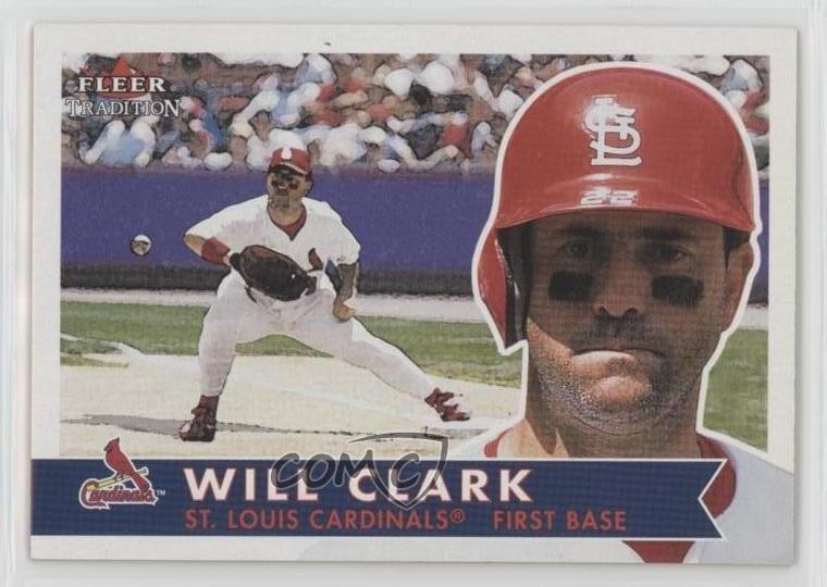 2001 Fleer Tradition Will Clark #342 04br