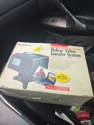 NEW IN BOX - AMBICO Deluxe Video Transfer System VHS 8MM Camcorder All-in-one
