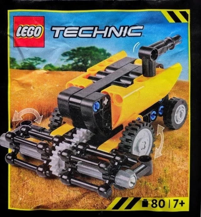LEGO Technic Mini Set: Combine Harvester Micro Set (80 pcs) Ages 7