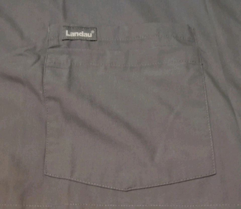 Conjunto Médico Landau Talla 4XL Gris (STP) Pantalones y Top Essentials Cordón Unisex Foto 4 de 4