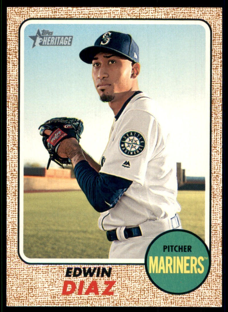 2017 Topps Heritage #702 Edwin Diaz