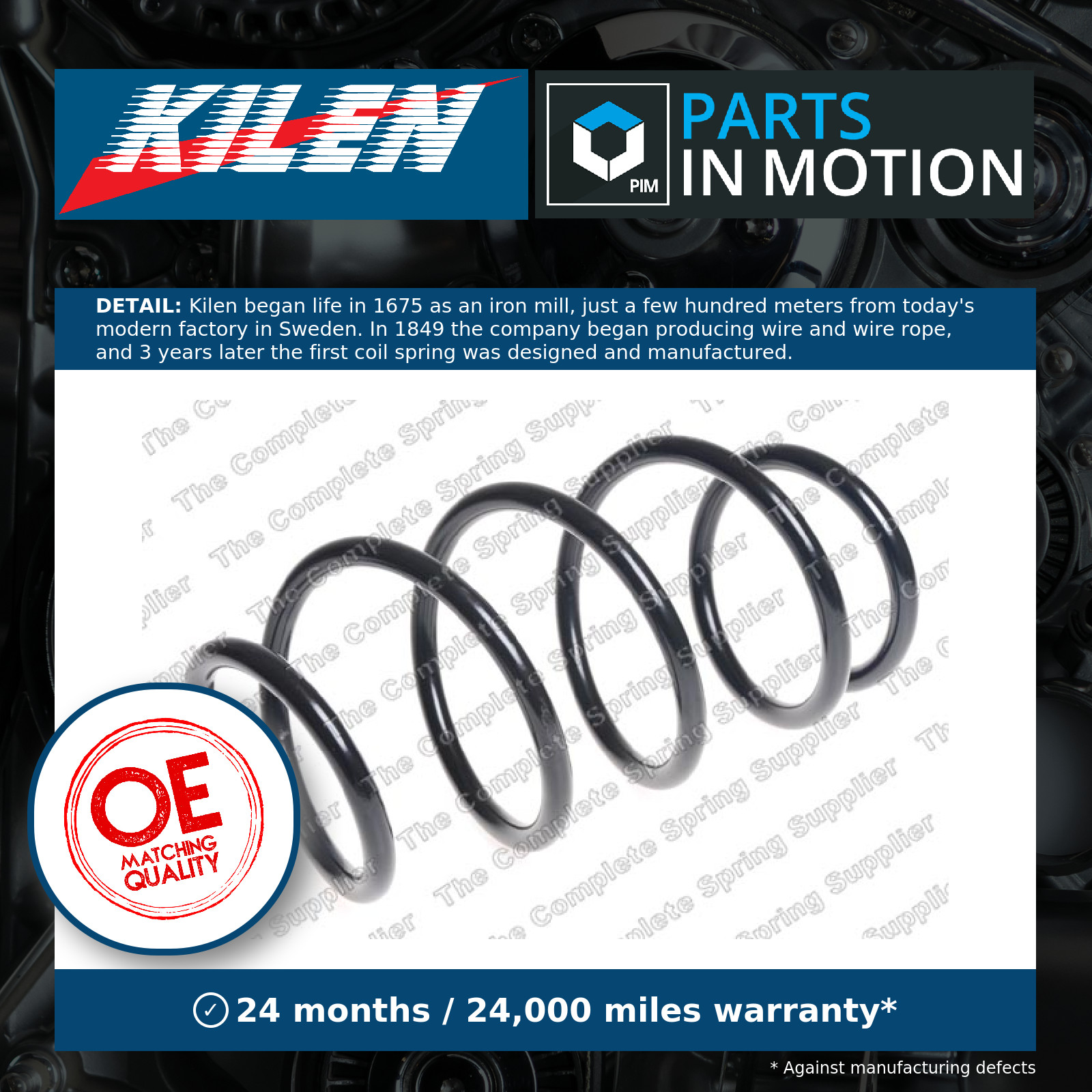 ✅Fits LESJOFORS LS4072987 Coil spring LS4072987 Coil spring front L/ ⭐UK Seller⭐ - Image 10