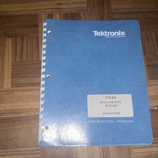Tektronix 7704A Oscilloscope System Operators Manual Origina