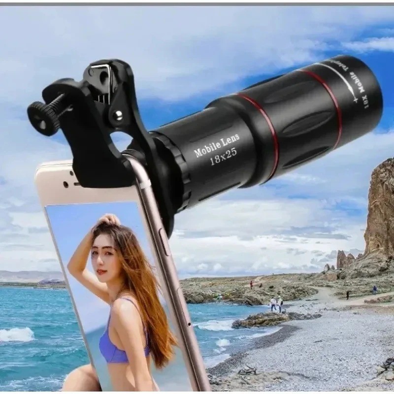 18X Telescope Zoom lens Monocular Mobile Phone camera Lens for iPhone Samsung