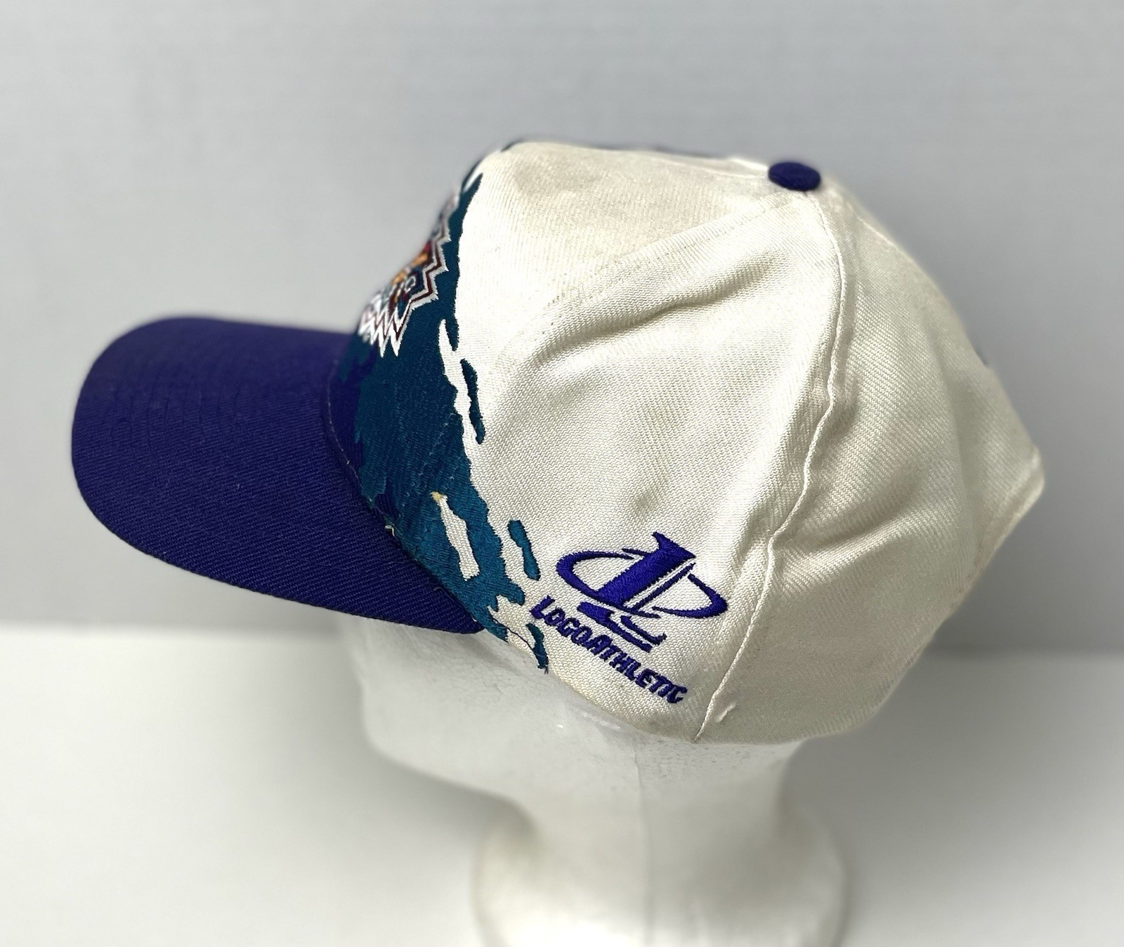 Vintage Logo Athletic Logo 7 Paint Splash Super Bowl XXX Snapback Hat RARE