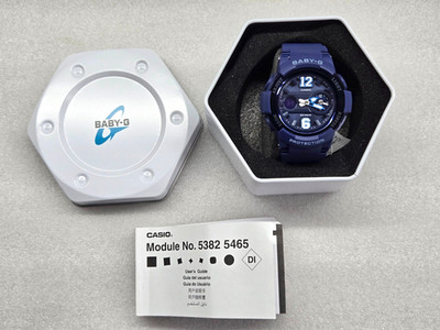 CASIO BABY-G MULTI-FUNCTION WORLD TIME BLUE STRAP WOMEN'S WATCH BGA-210-2B2D NEW
