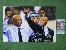 DREW PEARSON DALLAS COWBOYS SIGNED 12x18 PHOTO Ring Of Honor 2011 JSA COA