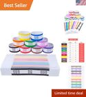 Organize Bills Efficiently with Self-Sealing Currency Straps - 10 Color Options