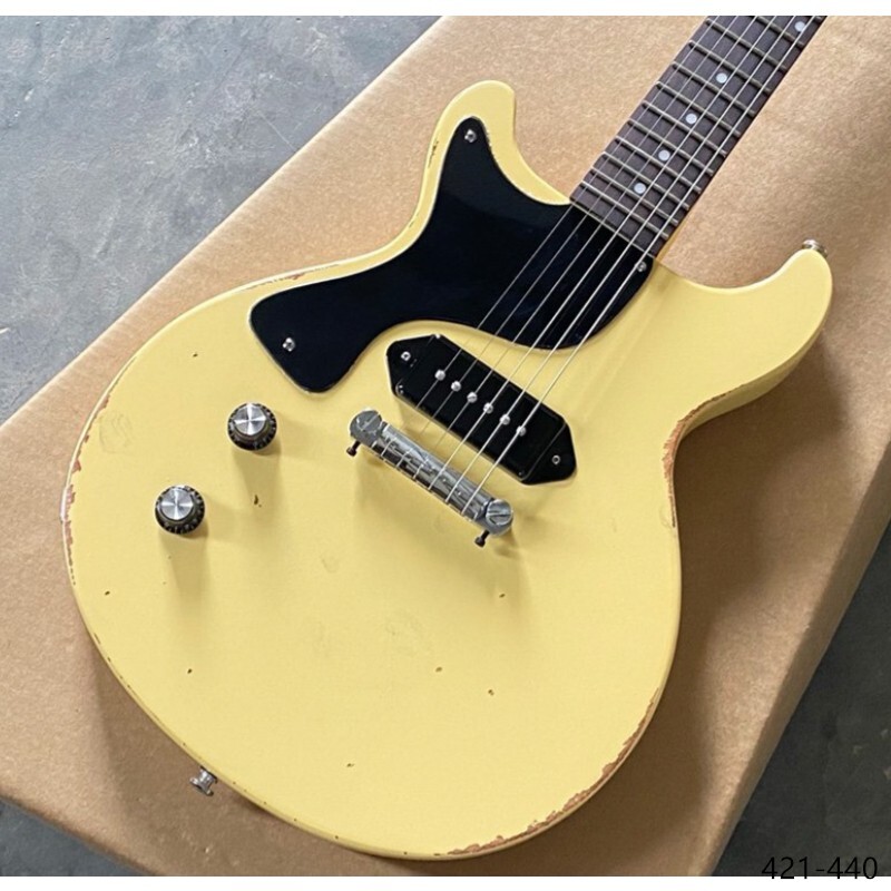 Nitro finish, Left hand, Double cut, TV yellow, Guitar