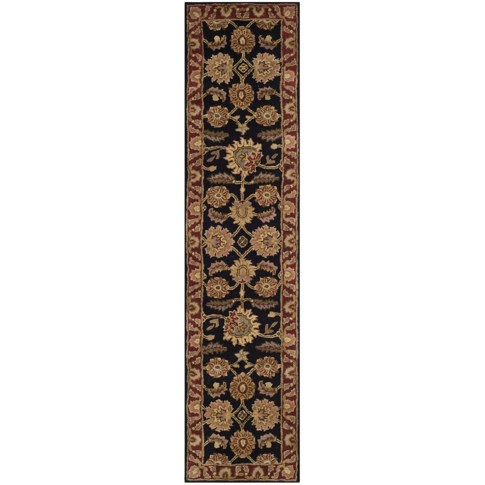 SAFAVIEH Classic Collection CL359A Handmade Navy/Red Rug - Image 3 of 4