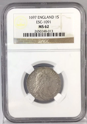 1697 NGC-MS62 England 1S ESC-1091