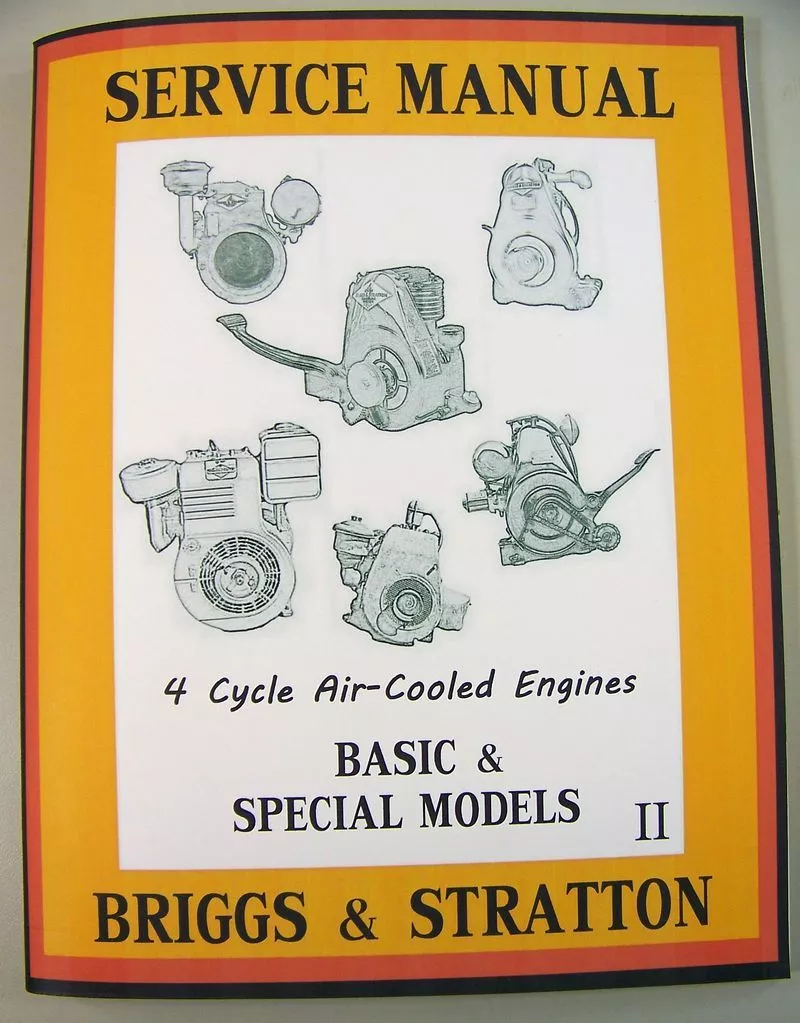 Инструкция по ремонту двигателя briggs and stratton