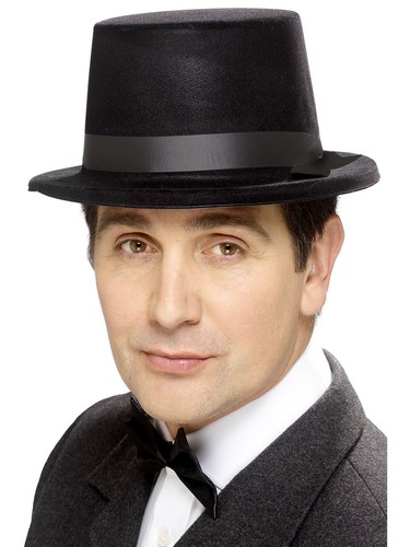Top Hat Mens Gentleman Topper Hat Fancy 