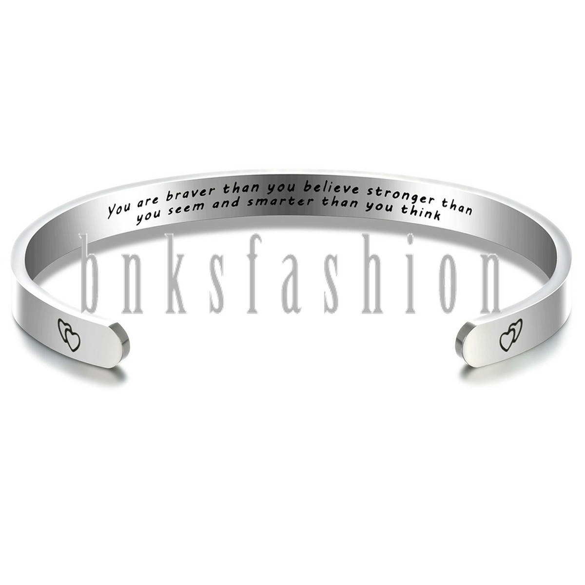 Engraved Bracelet Armband Believe In Yourself Women Girls