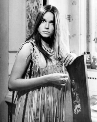 Barbara Hershey wears hippy dress 1970 The Baby Maker portrait 24x36 poster