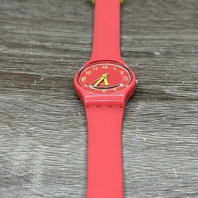 NEW✓ LIMITED✓ Swatch BIKO ROSE Pink Silicone Wrap Around  display picture 1