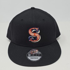 RARE 9fifty snapback Syracuse Mets Mariners? Navy Orange 