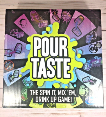 POUR TASTE Drinking Drink Up Board Party Game Interactive Hasbro Multi-Player