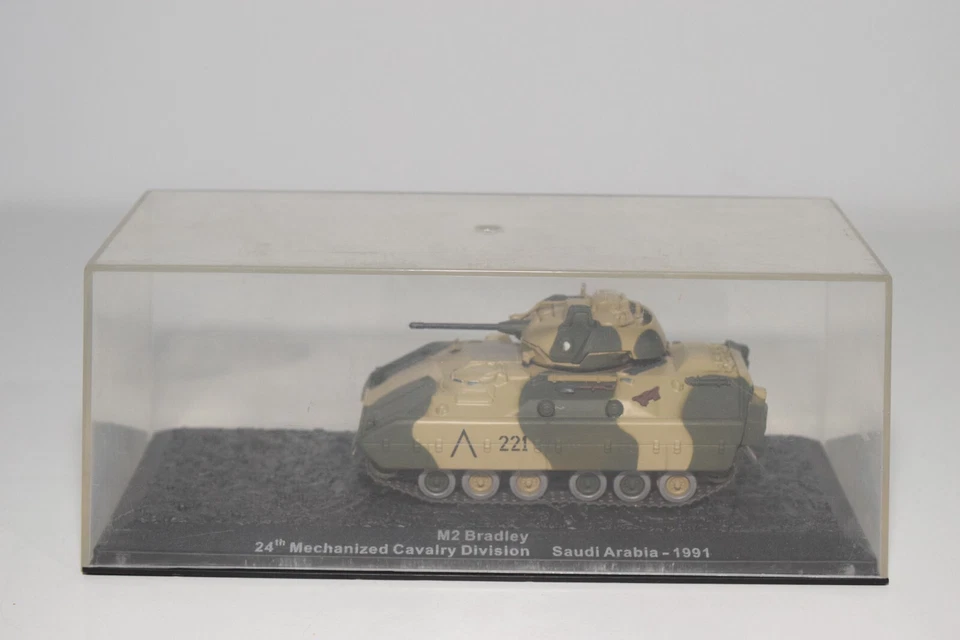 B10 1:72 ALTAYA IXO M2 BRADLEY SAUDI ARABIA 1991 TANK MIB - Immagine 2 di 4