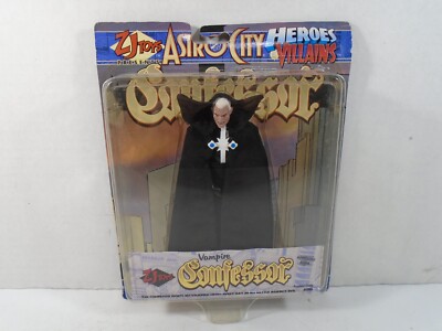 1998 TOY VAULT--ASTRO CITY HEROES & VILLIANS--6'' VAMPIRE CONFESSOR FIGURE (NEW)