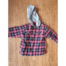 Size 5/6 Children's Place Boy's Flannel Jacket Red Plaid