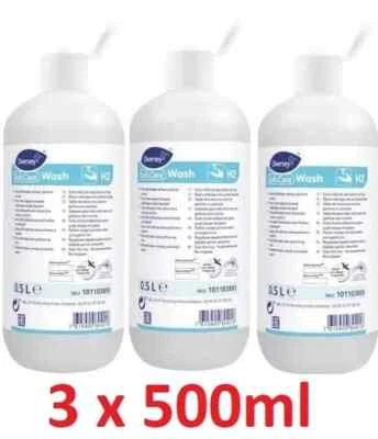 3 X 500ml Diversey Soft Care Wash Hair & body Fragrance Free Similar to Cetaphil