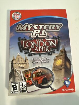 Pop Cap Mystery P.I. The London Caper WIN MAC CD-ROM