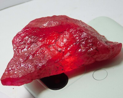 Huge 409.85 Ct+ Natural Earth Mined Red Ruby Rough Loose Gemstone