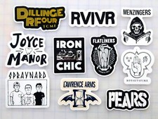 Pop Punk Vinyl Sticker Lot 10 Pack SET 2 melodic skate hardcore emo hardcore