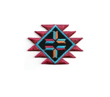 Southwestern - Southwest design - Embroidered Iron On Patch - Crafts - R