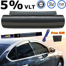 300CM Uncut Roll Window Tint Film 5 VLT 20" x 10ft Feet Car Home Office Glass
