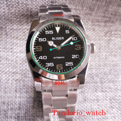 Bliger 36MM/39MM Sapphire Glass NH35A MIYOTA 8215 Automatic PT5000 Watch Oyster
