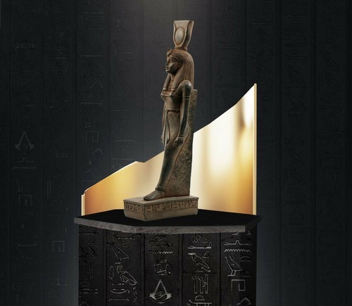 HATHOR Diosa del Cielo, Mujer y Amor Réplica Gran Piedra Altar Estatua - Imagen 4 de 8