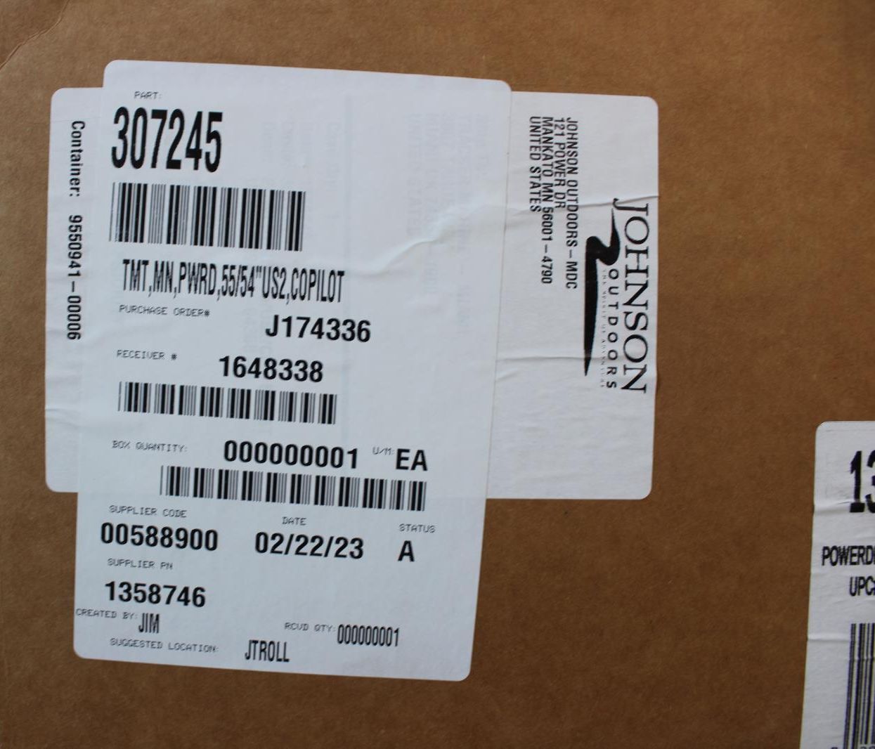 Minn Kota PowerDrive 55/US2 BowMount Trolling Motor 12V55lb54